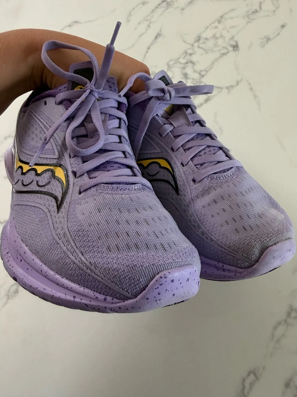 Saucony Kinvara 13 Running Shoes - Purple / Empire Gold - Women's Size 10